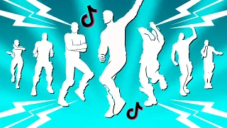 Top 25 Popular Copyrighted Fortnite Dances & Emotes! (Lo-fi Headbang, Starlit, Rollie)