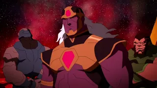 Darkseid Meets Martian Hitler and Zod Jr - Young Justice