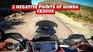 Honda CB200X 5 Annoying Things