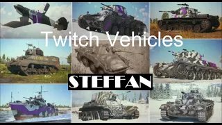 Twitch Drops Family in War Thunder - Rare Vehicle Collection