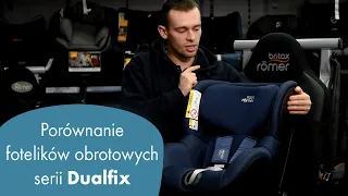 Porównanie fotelików Britax Romer: DualFix I-Size, DualFix M I-Size, DualFix2R, SwingFix z TylemPL.