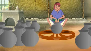 100 घड़ा | 100 मटका | Magic Pot in Hindi | Hindi Kahani | Hindi Fairy Tales