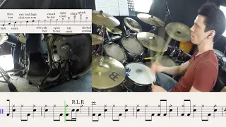 Paramore - Let The Flames Begin - Drum transcription, lesson, sheet music