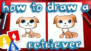 How To Draw Littlest Pet Shop - Golden Retriever