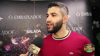 "A chave é não desistir. É persistir." Gusttavo Lima para #tvexponorte