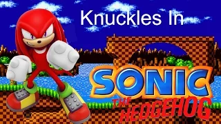 Knuckles in Sonic The Hedgehog [1991] (Rom Hack Gameplay) [HD 60FPS]