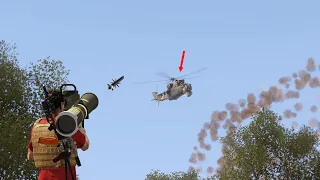 Russia’s Most Advanced Attack Helicopter destroyed by fire | Ka-52 | ARMA 3: #militarysimulation  4