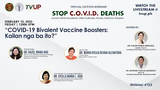 Webinar #133 | "COVID-19 Bivalent Vaccine Boosters: Kailan nga ba ito?"