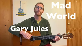 Mad World - Gary Jules | Fingerstyle Guitar Tutorial + Arrangement