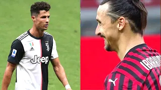 Juventus lead 2-0, but then Milan shocked the whole world by comeback! Ibrahimovic vs Ronaldo