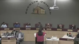 Heated School Board Meeting In Rocklin