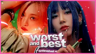 the best and worst song of each kpop group