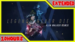 [10 Hour] Legends Never Die [Alan Walker Remix] | Worlds 2017 - League of Legends