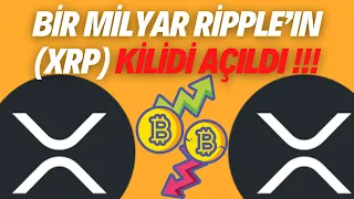 Bir Milyar Ripple’ın XRP Kilidi Açıldı - Ripple Xrp Son dakika