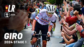 Tadej Pogacar on the Attack | Giro d'Italia 2024 Stage 1 | Lanterne Rouge x JOIN Cycling