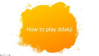 how to play ddakji chigi