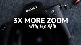 Sony A7iii Tip - Get 3x more zoom with your Full Frame Lenses!