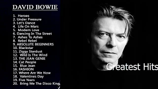 Greatest Hits David Bowie 2017   David Bowie Best Songs.