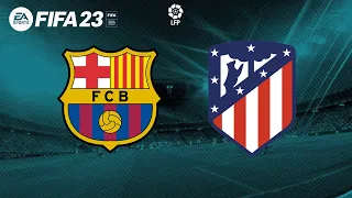 FIFA 23 - Barcelona vs Atletico madrid - La Liga Santander 22/23 Full Match