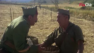 La mítica escena del intercambio de soldados en LA VAQUILLA (Luis García Berlanga, 1985)