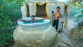 Build The Most Temple House Living Room With Temple Bath Pools