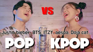 POP vs KPOP 대결 | Sing Off | Butter, Next Level, 내루돌프, officially missing you, SƠN TÙNG M-TP | Mashup