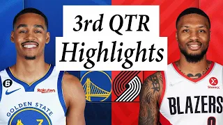 Golden State Warriors vs. Portland Trail Blazers Full Highlights 3rd QTR | Dec 30 | 2023 NBA Season