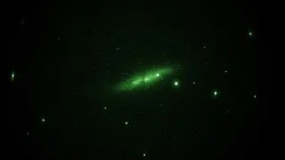 M82 Galaxy Supernova @ 120X Thru Image Intensifier in Real-Time (Dark Skies)