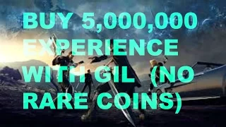 Final Fantasy XV How To Buy 5,000,000 Experience Points No Rare Coins