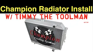 Champion Aluminum Radiator Installation (3rd Gen Toyota 4Runner)