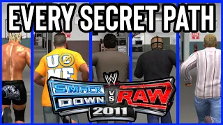 WWE Smackdown Vs RAW 2011: Every SECRET Path  In Road To WrestleMania Mode