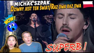 MICHAŁ SZPAK - Dziwny jest ten świat / Raz dwa raz dwa |Couple REACTION