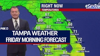 Tampa weather: Friday morning forecast