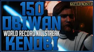 Battlefront 2 150 Obi-Wan Kenobi Old World Record Killstreak/Gameplay- On Naboo