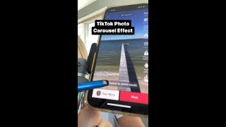 TIKTOK PHOTO CAROUSEL SCROLL EFFECT