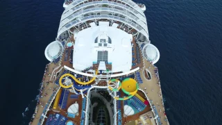 Drone Chase: Harmony of the Seas - May 27, 2017
