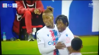 Wilfried Zaha goal vs Liverpool Liverpool vs Crystal Palace Premier league 2022/23