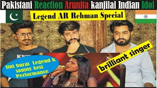 Pakistani Reaction  I Arunita Outstanding performance I AR Rehman Special Indian idol Season 12