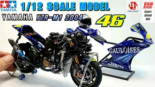 1/12 TAMIYA YAMAHA YZR-M1 2004 VR46 rossi with super detail-up set