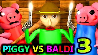 PIGGY vs BALDI ROBLOX ANIMATION CHALLENGE 3! (official) Chapter 1 Granny Minecraft Game