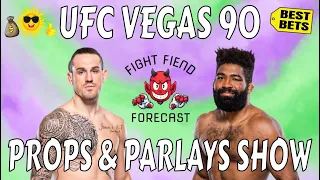 UFC VEGAS 90 PROPS & PARLAYS SHOW | ALLEN VS CURTIS 2