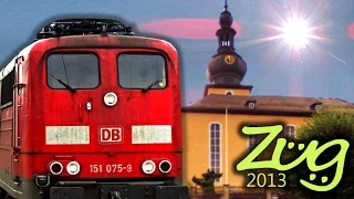 Zug2013: Frankenwaldbahn Teil 3 Kronach - Saalfeld mit BR411, BR442, BR151, BR155 u.v.m.