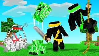 We Became NINJAS in MINECRAFT! (new weapons)