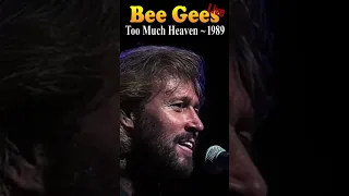 Bee Gees Live “Too Much Heaven” 1989 #shorts