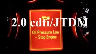 Low engine oil pressure issue - 2.0 cdti/JTDm - Insignia, Alfa Romeo, Fiat, Lancia, Opel Vauxhall