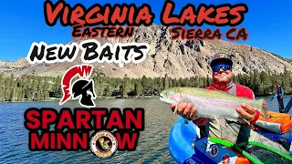 Virginia Lakes CA | New Spartan Minnows | Trophy Trout Fishing | Eastern Sierra Fishing | GSF |