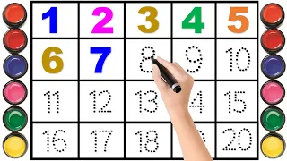 1 to 100 counting, Learn to count, 12345 Numbers, Kids rhymes, 1 से 100 तक गिनती, Number Song