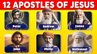 Bible Quiz | The 12 Apostles of Jesus (Part 1) - 50 Bible Questions To Test Your Bible Knowledge