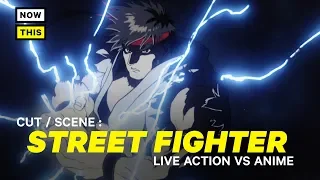 Street Fighter the Movie: Live Action vs. Anime | Cut/Scene #6 | NowThis Nerd