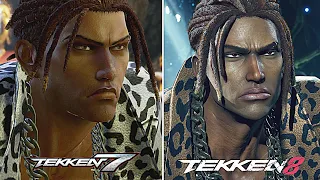 Eddy Gordo in Tekken 7 vs Tekken 8 Comparison